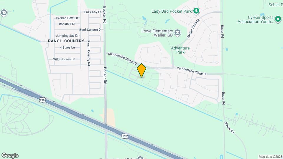 17115 Bluebonnet Creek Trl Map and Location Details