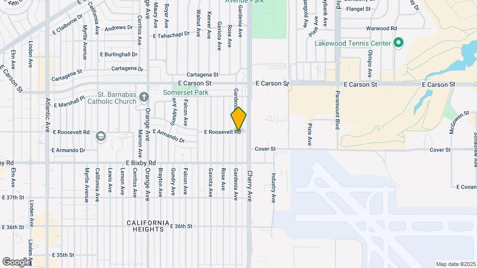 3878 Gardenia Ave Map and Location Details