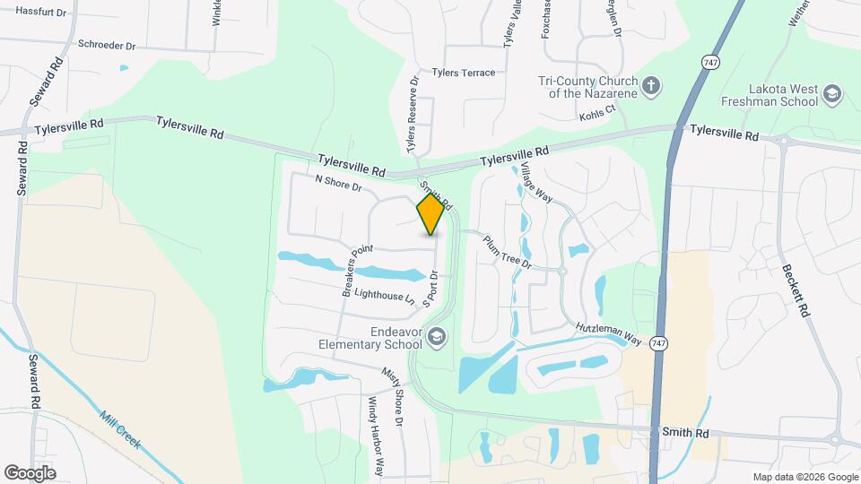 4454 Breakers Point Map and Location Details