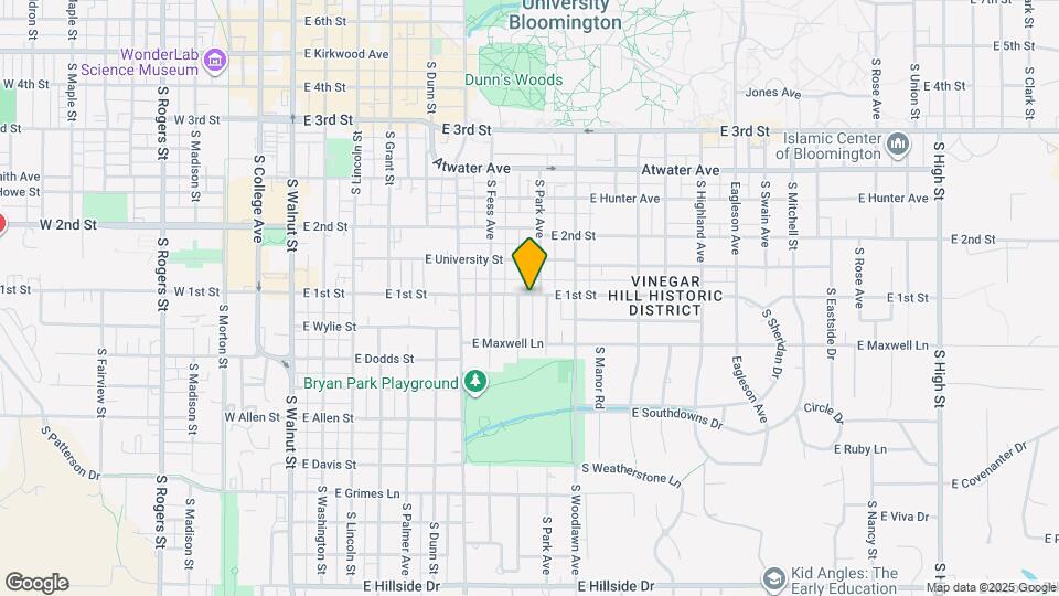 810 E 1st St Map and Location Details