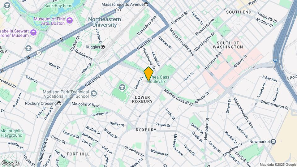 719 Shawmut Ave Map and Location Details