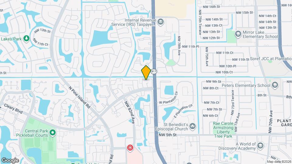 855 NW 80th Way Map and Location Details