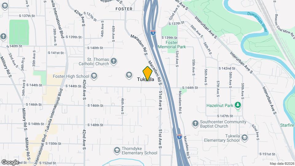 15154 65th Ave S Map and Location Details