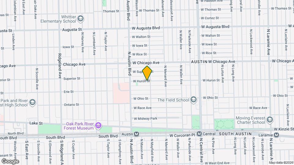 5911 W Huron St Map and Location Details