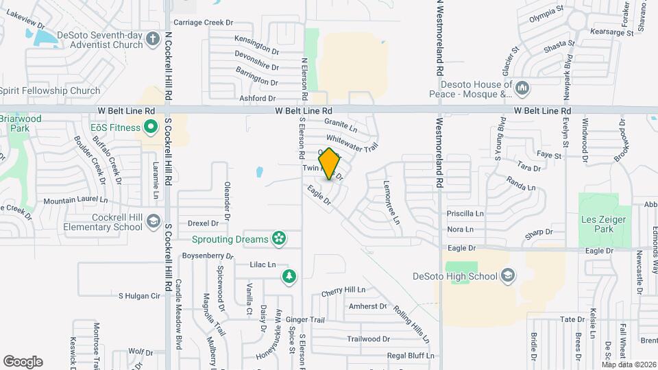 1037 Eagle Ct Map and Location Details
