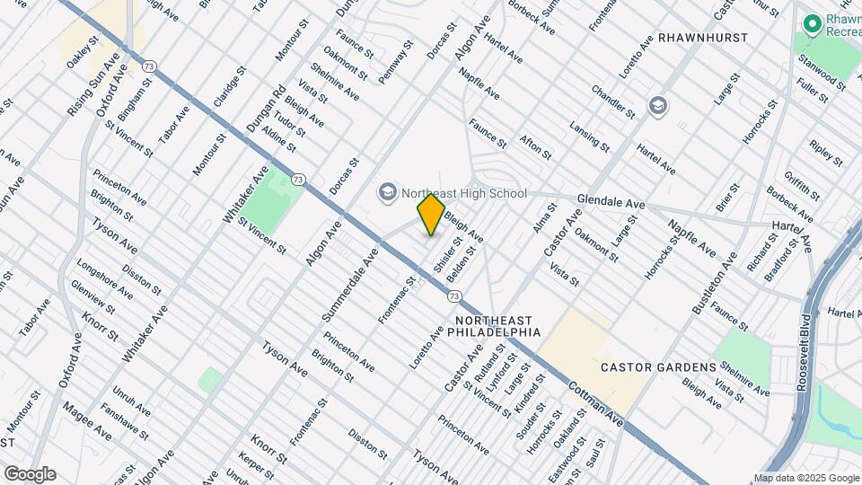 7320 Frontenac St Map and Location Details