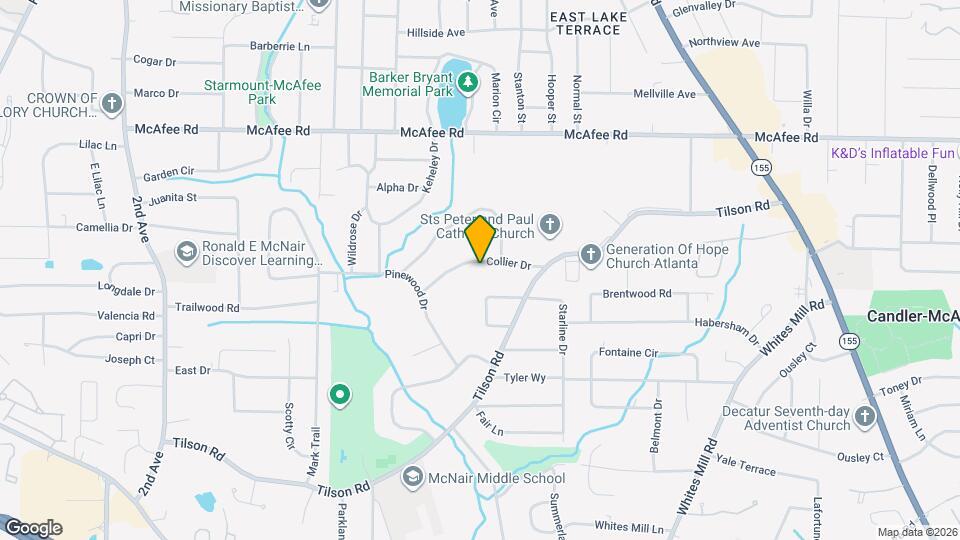 2319 Collier Dr Map and Location Details