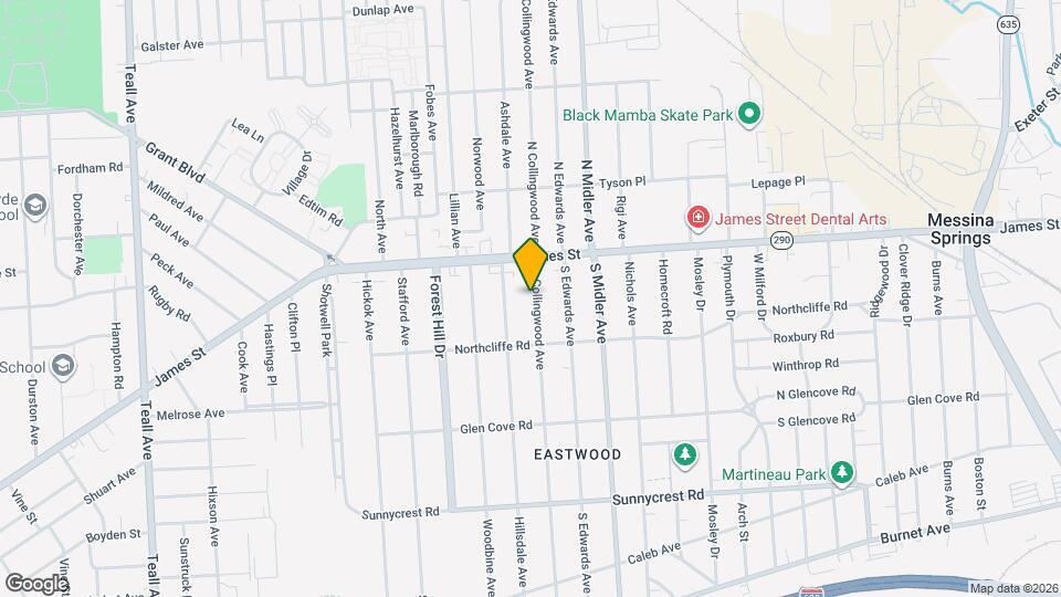 140 S Collingwood Ave Mapa y Detalles de la Ubicación