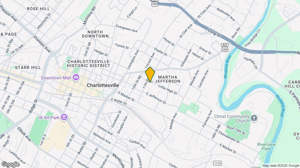 1104 Little High St Map and Location Details