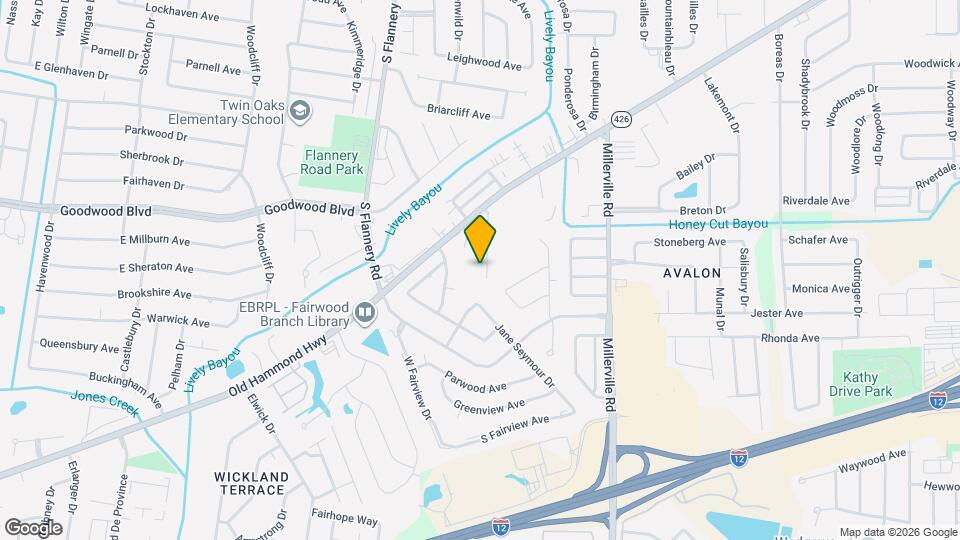 1346 Hickory Creek Dr Map and Location Details