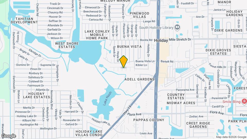 1702 Aqua Ln Map and Location Details