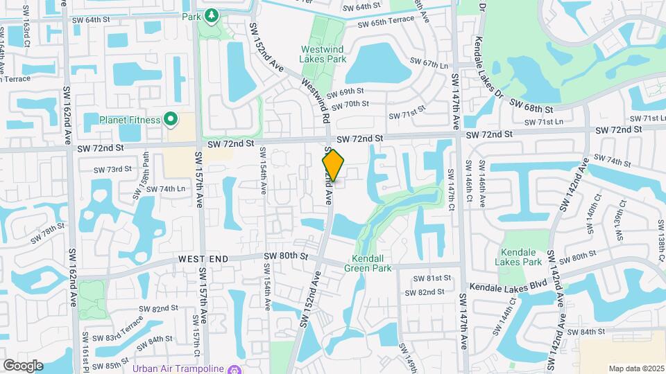 7419 SW 152nd Ave Map and Location Details