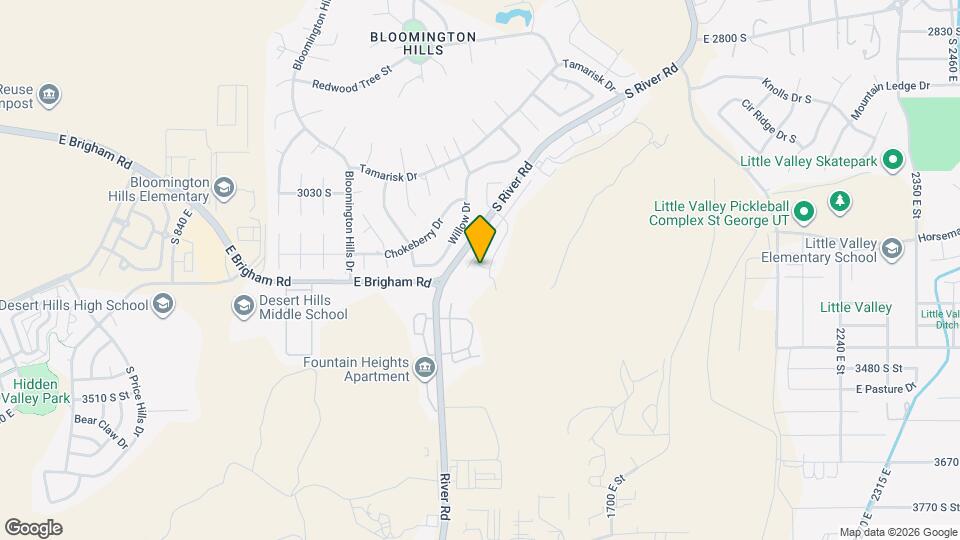 1436 E Trilobite Dr Map and Location Details