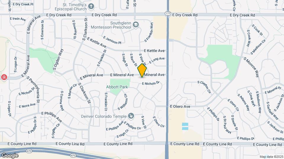 2043 E Nichols Dr Map and Location Details
