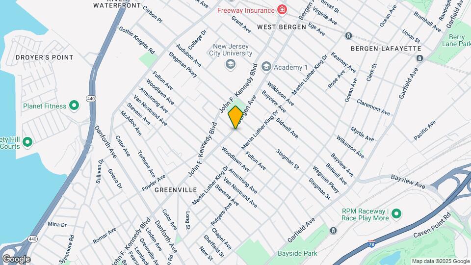 78 Bergen Ave, Unit 2 Map and Location Details