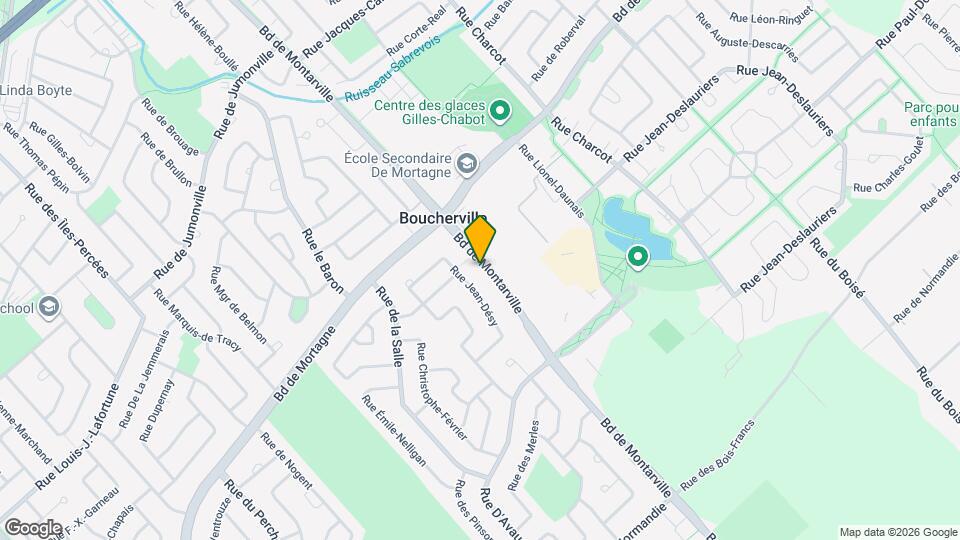 1020 De Montarville Boul Map and Location Details