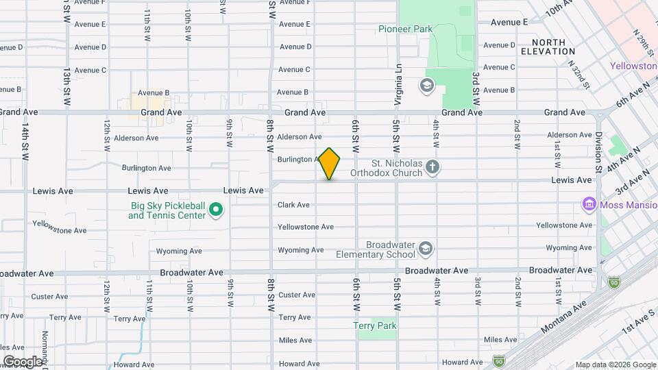 634 Lewis Ave Map and Location Details