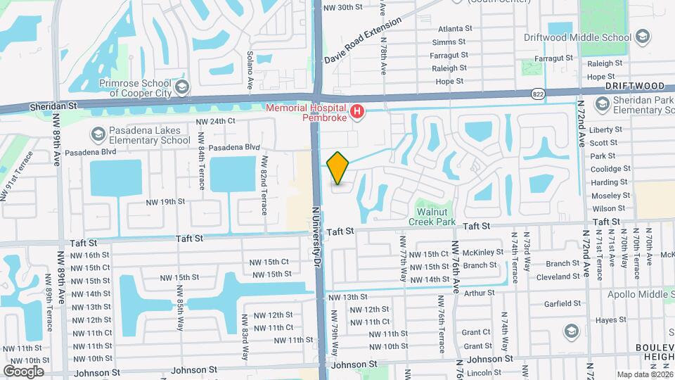 7983 NW 18th Ct Map and Location Details