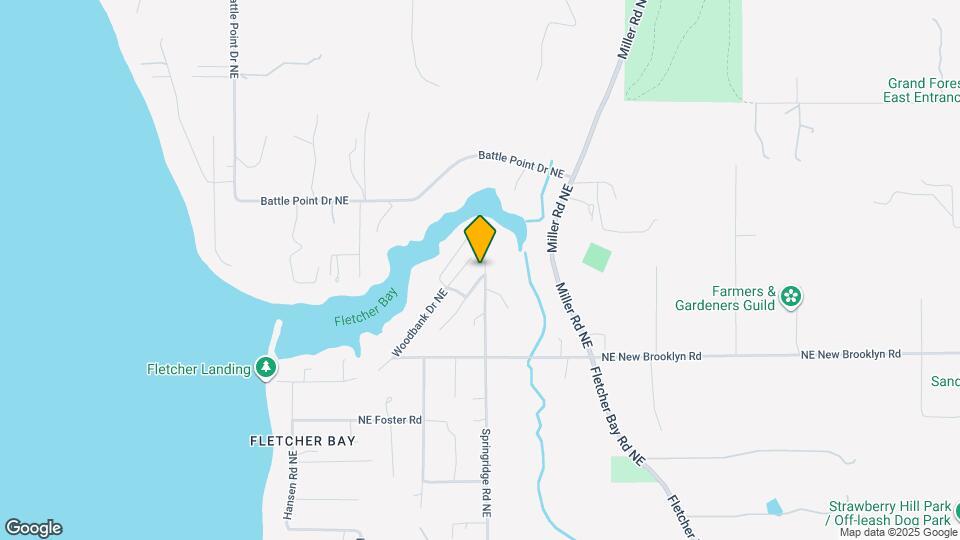 9101 Springridge Rd NE Map and Location Details