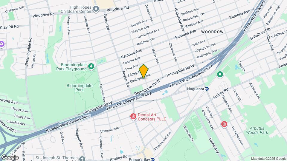 282 Vernon Ave Map and Location Details