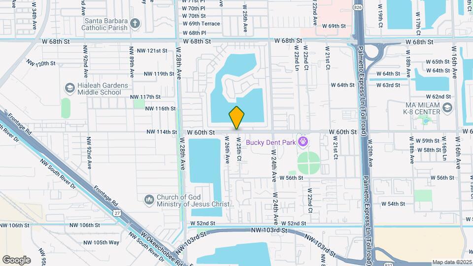 5930 W 25th Ct Map and Location Details