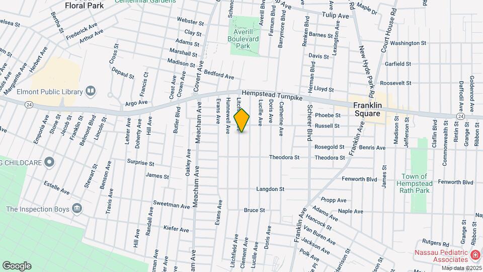 93 Litchfield Ave Map and Location Details