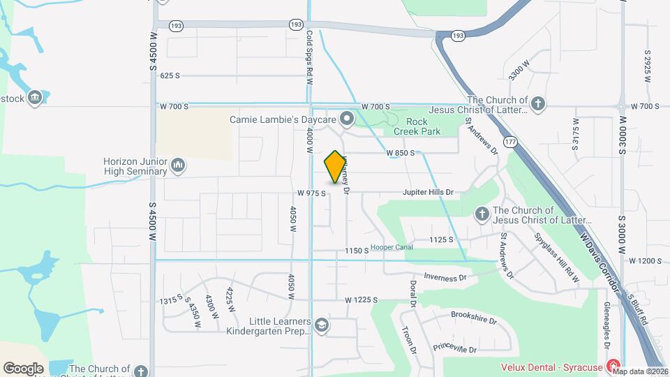 3920 W 975 S Mapa y Detalles de la Ubicación