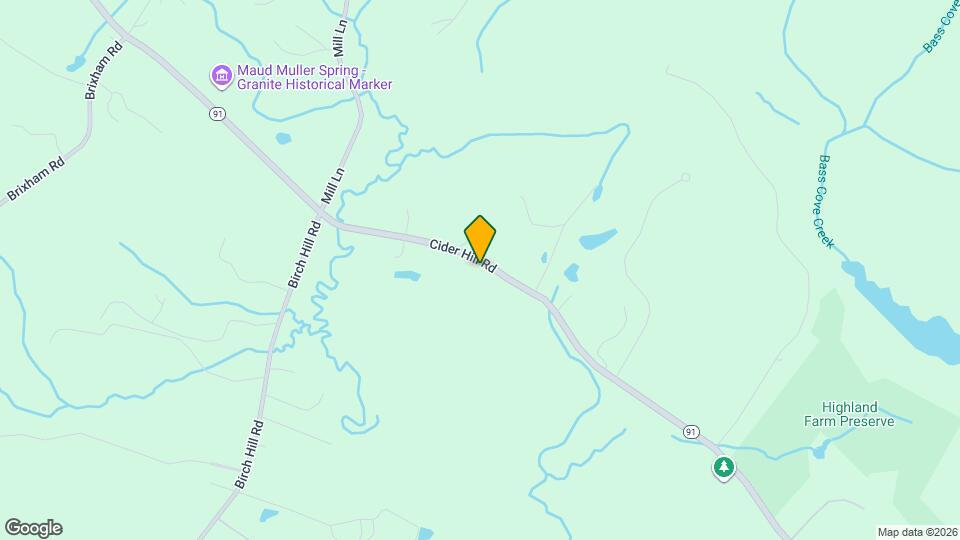 410 Cider Hill Rd Map and Location Details