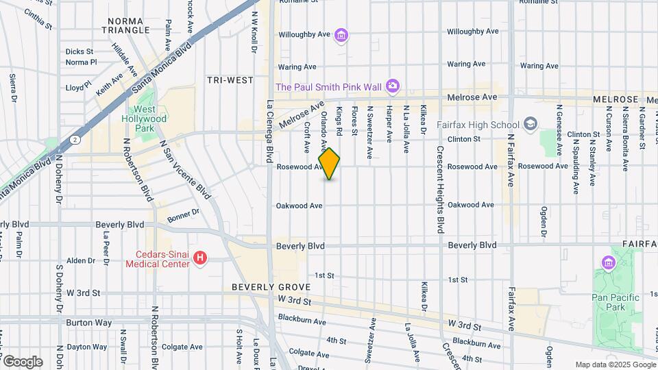 434 Orlando Ave Map and Location Details