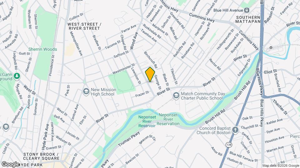 296 Wood Ave Map and Location Details