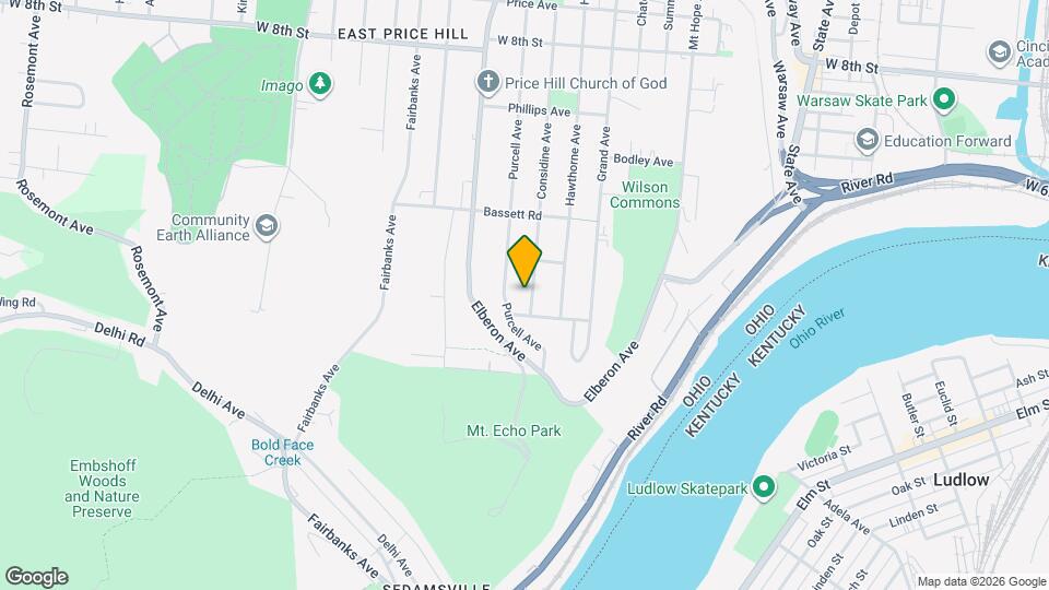 415 Considine Ave Map and Location Details