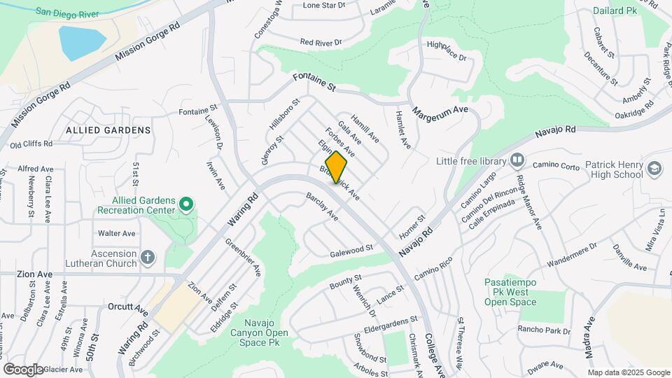 5546 Waring Rd Map and Location Details