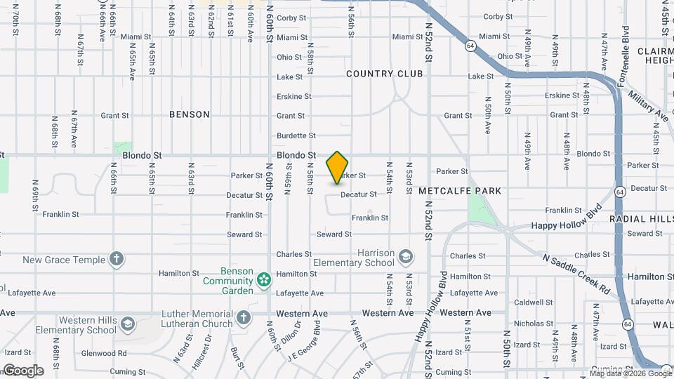 5614 Decatur Street Map and Location Details