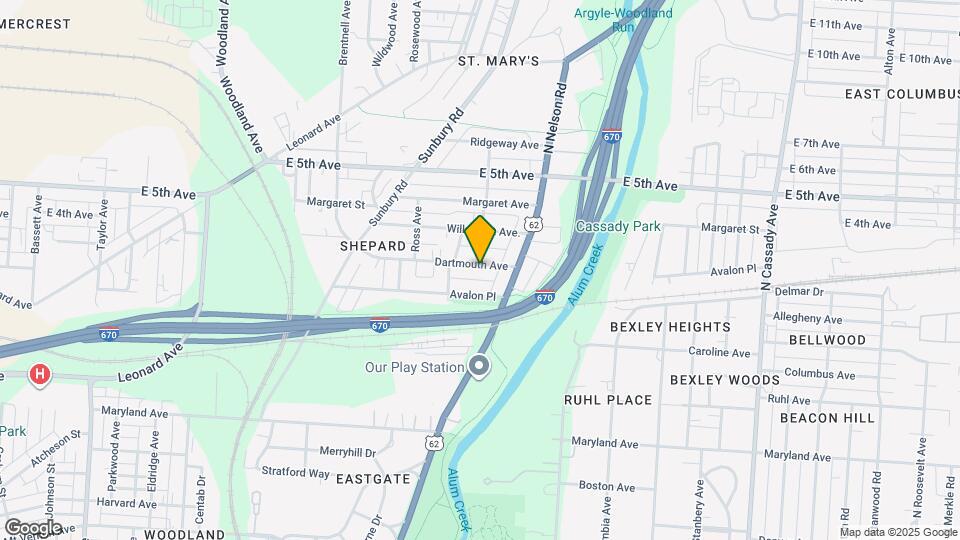 2231 Dartmouth Ave Mapa y Detalles de la Ubicación