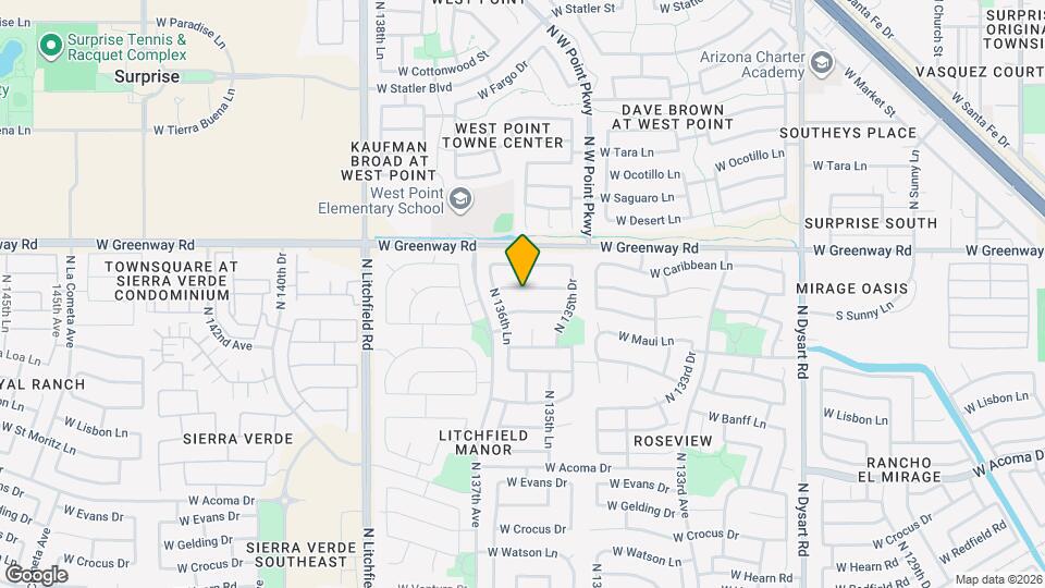13607 W Acapulco Ln Mapa y Detalles de la Ubicación