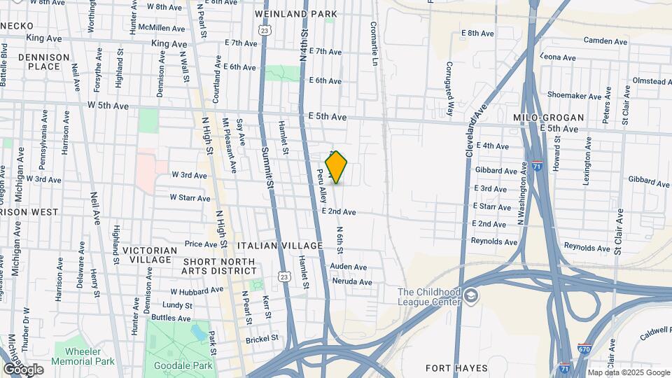 994 N 6th St Map and Location Details