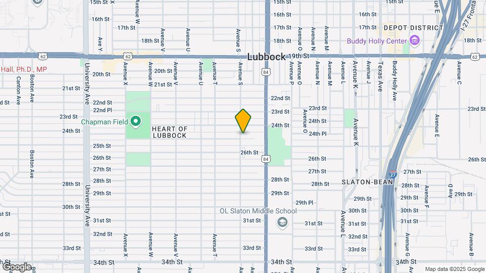 1726 25th St Map and Location Details
