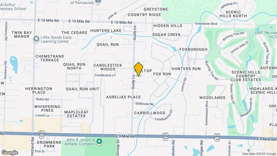 1015 Peakview Dr Map and Location Details