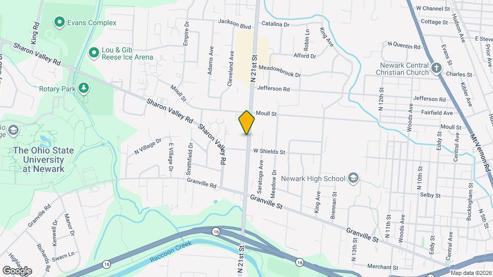 765 N 21st St Map and Location Details