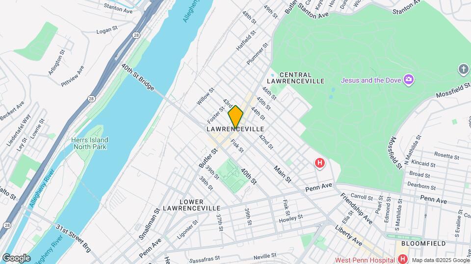 4108-4110 Butler St Map and Location Details