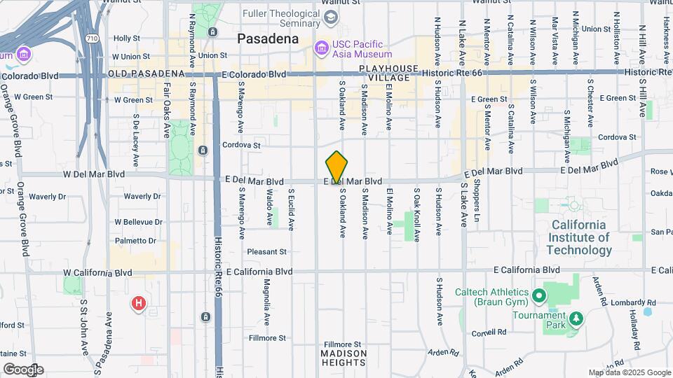 500 E Del Mar Blvd Map and Location Details