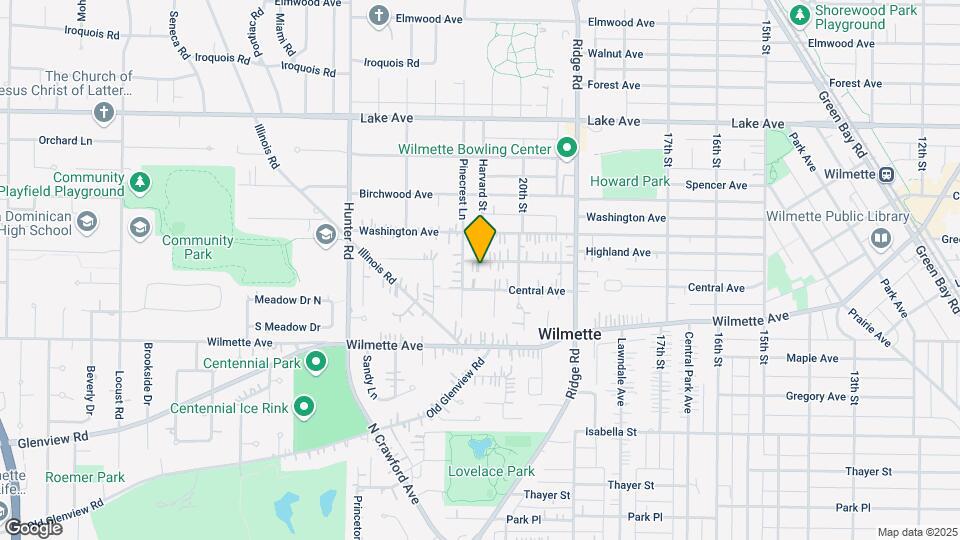 2033 Highland Ave Map and Location Details