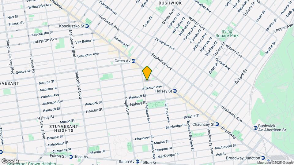 1044 Putnam Ave Map and Location Details