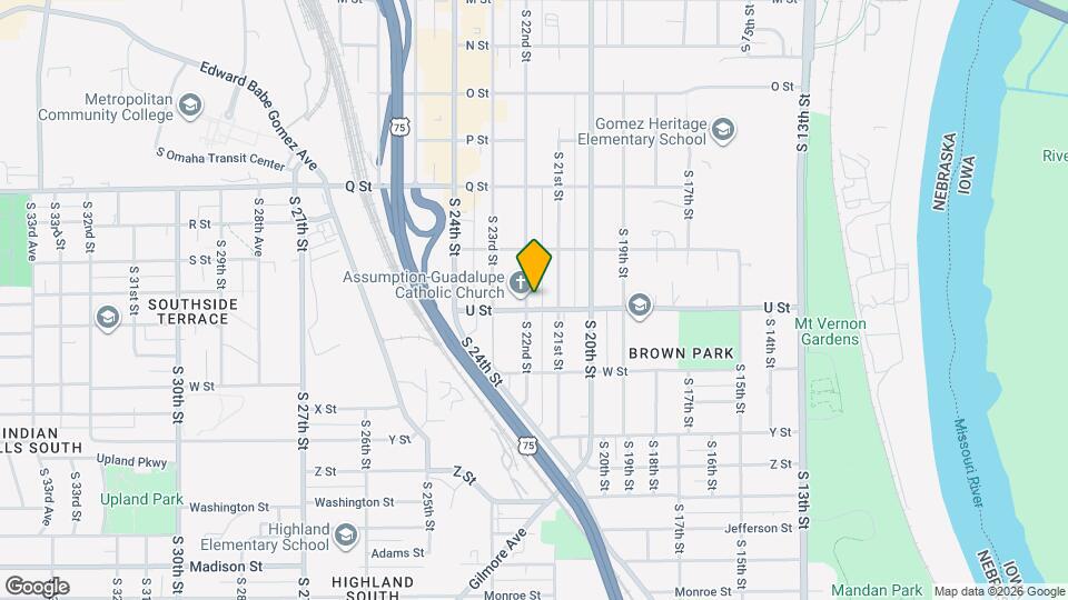 5441 S 22nd St Map and Location Details