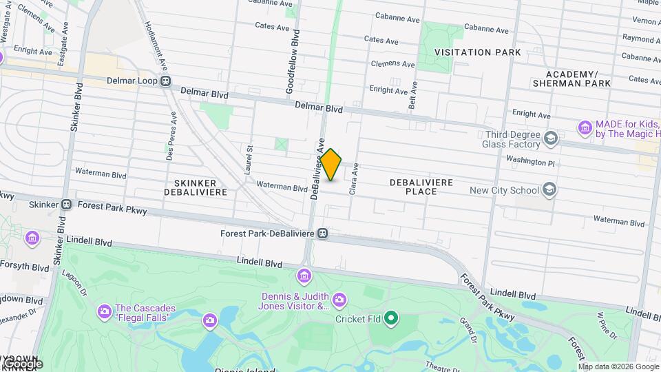 5667 Waterman Blvd Map and Location Details