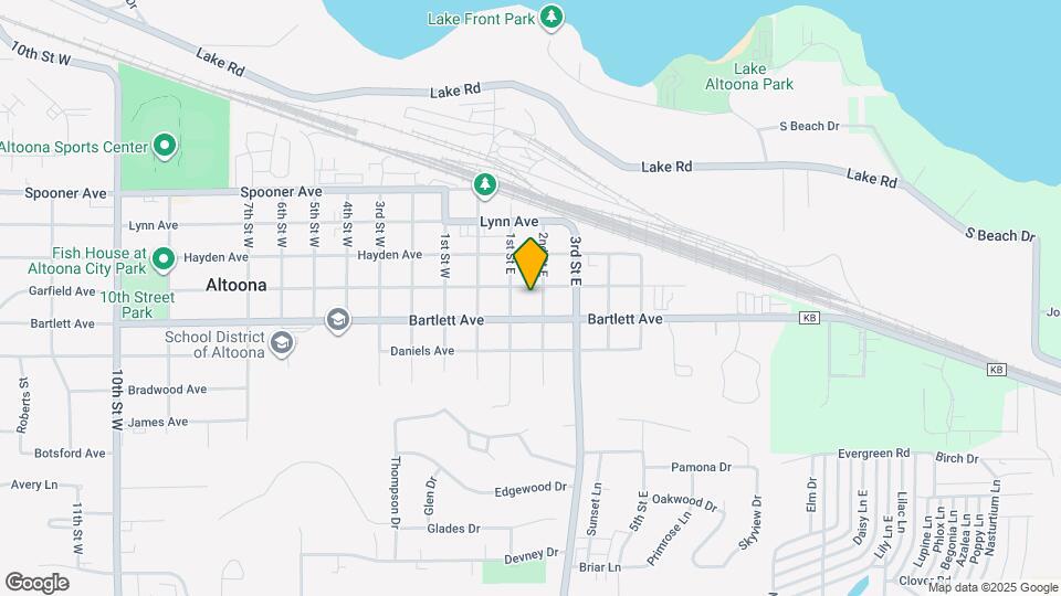 1211 Garfield Ave Map and Location Details