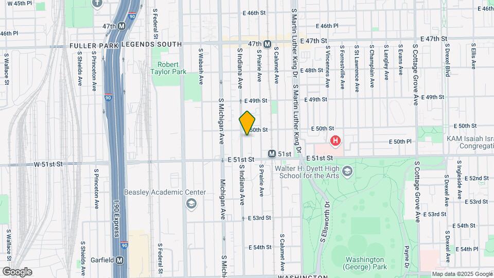 5019 S Indiana Ave Mapa y Detalles de la Ubicación