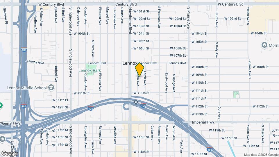 10926 Acacia Ave Map and Location Details