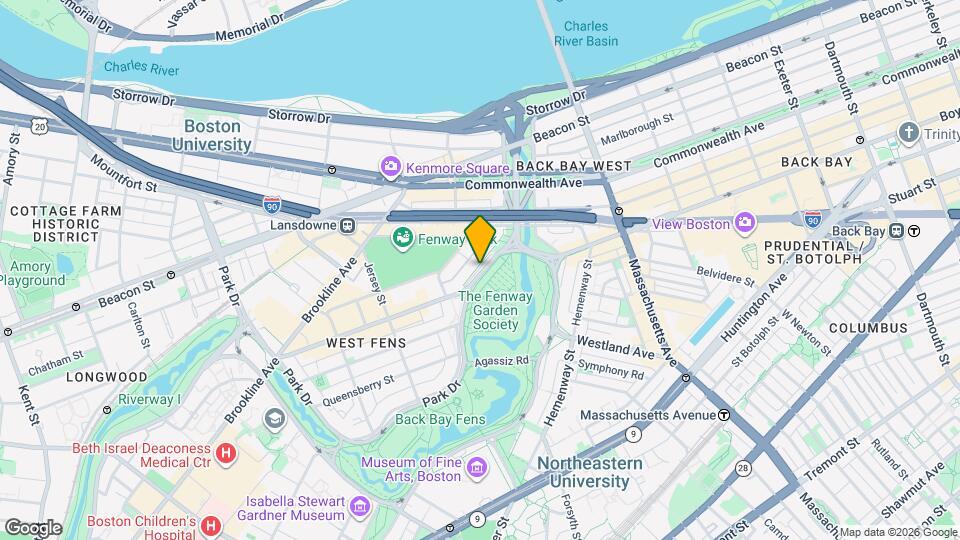 1187 Boylston St Map and Location Details