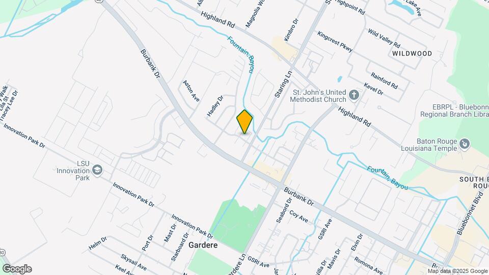 8023 Bayou Fountain Ave Mapa y Detalles de la Ubicación